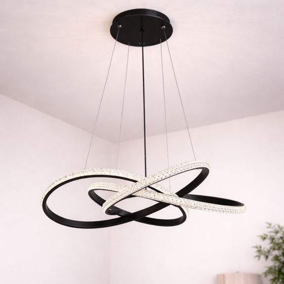 Lustra Led moderna ajustabila 86W/4900Lm/3000K/4000K6500K 600Mm