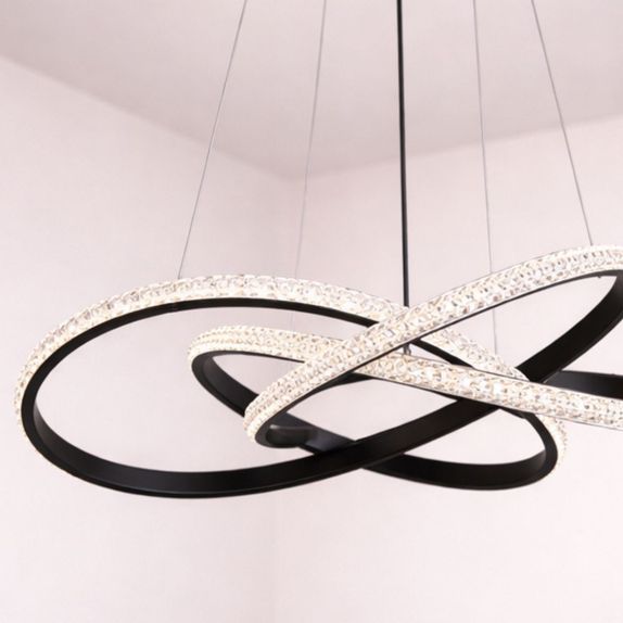 Lustra Led moderna ajustabila 86W/4900Lm/3000K/4000K6500K 600Mm