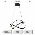 Lustra LED Ajustabila Living 82W – 4200lm, 3 Temperaturi Reglabile, 50cm