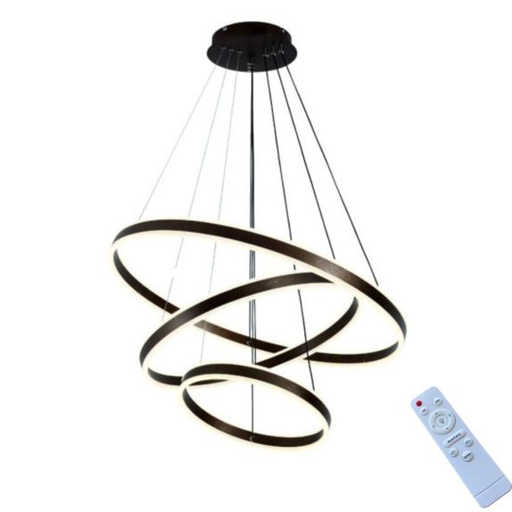 Lustra Led Pe Cablu Ajustabila 300W/12700Lm/3000K/4000K/6500K + Ir 400Mm X 600Mm X 800Mm