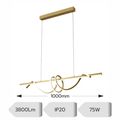 Lustra led aurie LEONIS 75W/3800LM 2700K-6500K