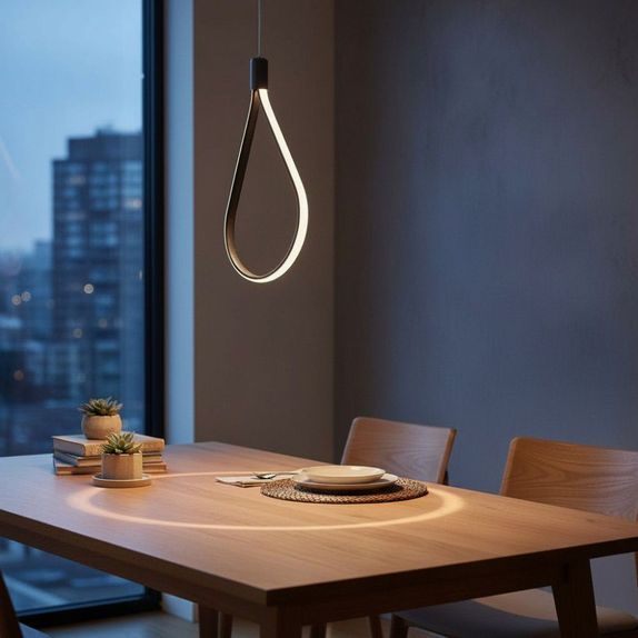 Candelabru led 24W negru 3000K/4000K/6400K