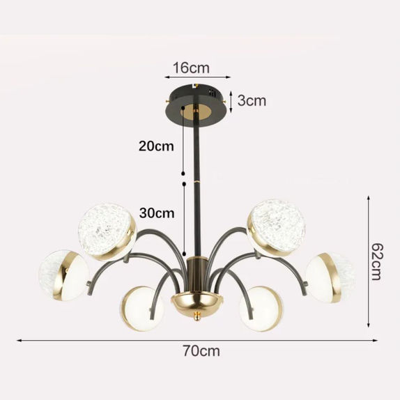 Lustra led 95W 3000K-6500K