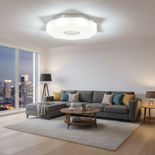 Plafoniera LED diamant cu inel decorativ, Ø400, 24W, 1680Lm, 6500K