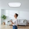 Plafoniera LED Patrata Slim, 12W, Lumina Rece (6400K), Ideala pentru Coridor