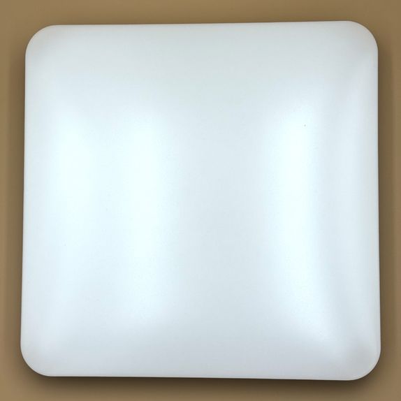 Plafoniera LED Slim Patrata, 18W (Echivalent 160W), 27.5x27.5cm, Rece
