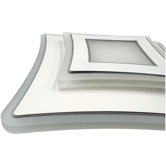 Plafoniera LED Minimalist 34W, 2900lm, 3 Culori de Lumina (CCT), Design Patrat