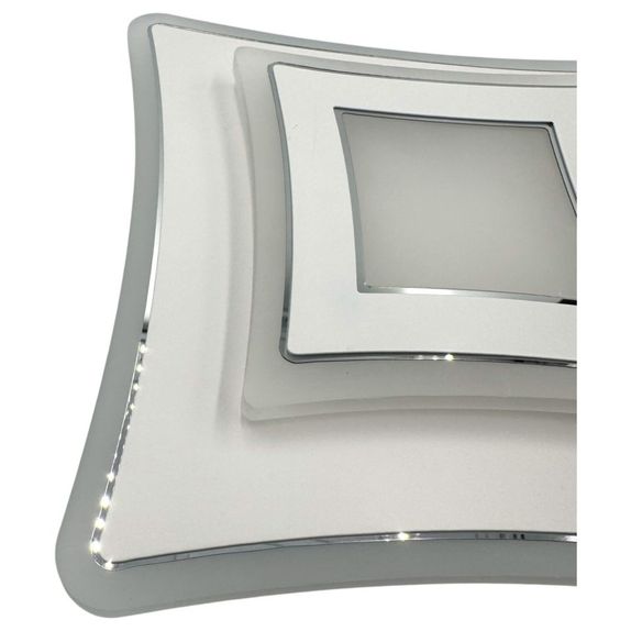 Plafoniera LED Minimalist 34W, 2900lm, 3 Culori de Lumina (CCT), Design Patrat