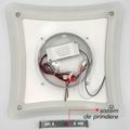 Plafoniera LED Puternica 76W, 5450lm, CCT (3 in 1), pentru Living si Birou