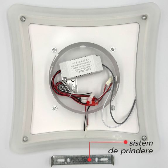 Plafoniera LED Puternica 76W, 5450lm, CCT (3 in 1), pentru Living si Birou