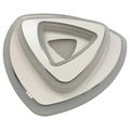 Plafoniera LED Ambientala 48W, Design Subtire, 3 Culori de Lumina Selectabile