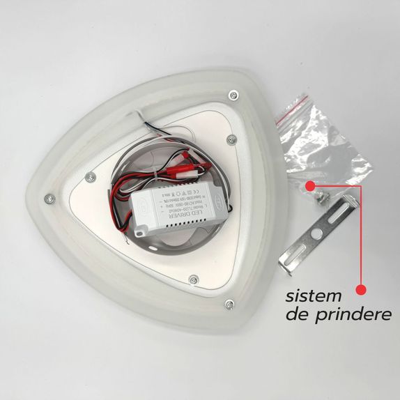 Plafoniera LED Ambientala 48W, Design Subtire, 3 Culori de Lumina Selectabile