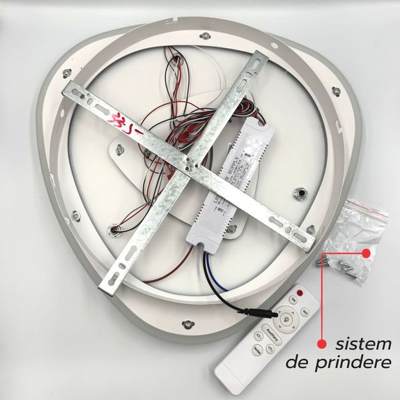 Plafoniera led 105W cu Telecomanda 6800LM 3000K/4000K/6500K 400X400x60MM