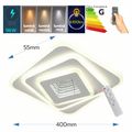 Plafoniera LED 96W cu Telecomanda, 6100lm, CCT (3000K-6500K), Ø40cm