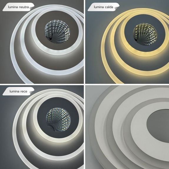 Plafoniera Led 46W 3400lm 3000k/4000k/6500k 240x50mm