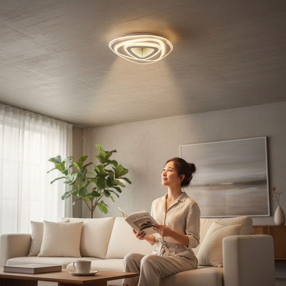 Plafoniera Led cu telecomanda 78W 5000lm 3000k/4000k/6500k 400x55mm