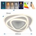 Plafoniera Led cu telecomanda 78W 5000lm 3000k/4000k/6500k 400x55mm