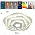 Plafoniera LED High-Lumen 57W, 4200lm, Lumina Reglabila, Design Cubist
