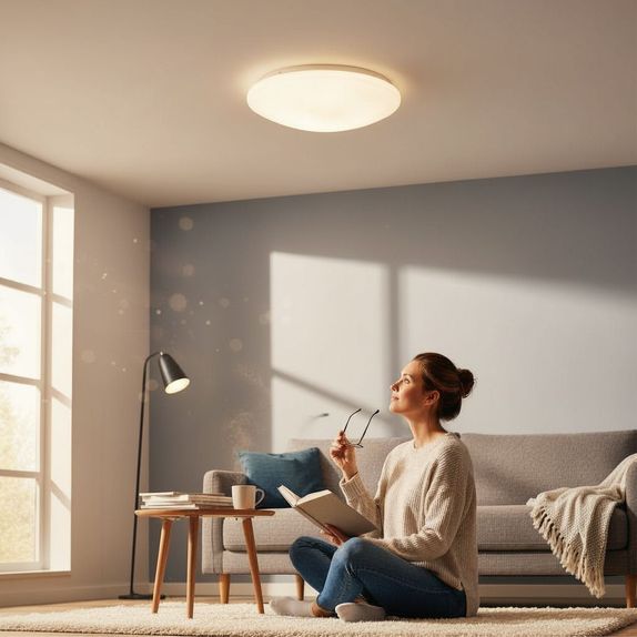 Plafoniera LED Aries, 48W (Echivalent 450W), Ø42.5cm, Design Elegant