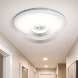 Plafoniera Led cu Senzor de Miscare 18W=115W reglabil, Ø290, 6400K, lumina rece