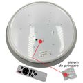 Plafoniera LED SMART 30W cu Boxa Bluetooth, RGB + CCT, Control Telecomanda