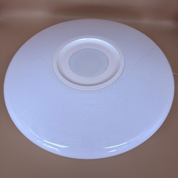 Plafoniera led smart cu muzica, Ø390, 24W, RGB+W