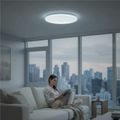 Plafoniera LED Milky cu Dispersor Opal, 18W (Echivalent 120W), Lumina Soft