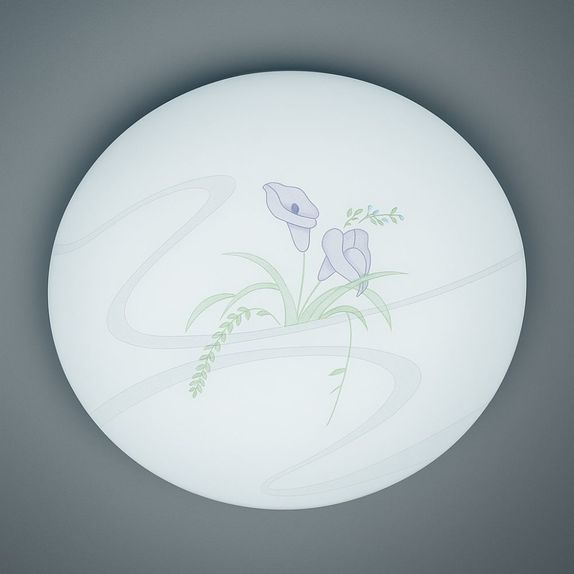Plafoniera LED Flower Shape, 18W (Echivalent 120W), Ø30cm, Lumina Rece