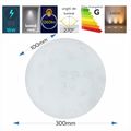 Plafoniera LED Flower 18W=120W FI300 6500K, lumina rece