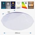 Plafoniera LED Diamond Crystal, 24W (Echivalent 200W), Ø39cm, Design Modern
