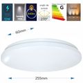 Plafoniera rotunda Slim Ø375 mm, 32W=280W, 6500K, lumina rece