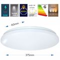 Plafoniera LED Slim, 32W (Echivalent 280W), Ø37.5cm, Lumina Naturala