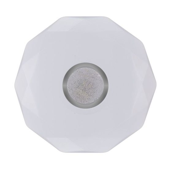 Plafoniera LED diamant cu inel decorativ, Ø400, 24W, 1680Lm, 6500K