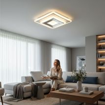 Plafoniera LED Profesionala 56W, 4600 lumeni, Selectie CCT, Format Patrat