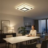 Plafoniera LED Profesionala 56W, 4600 lumeni, Selectie CCT, Format Patrat