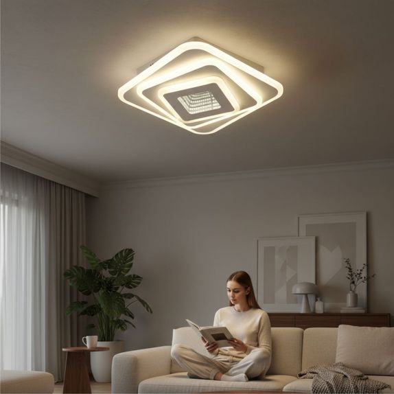 Plafoniera LED Premium 56W, 3850lm, Lumina Reglabila (CCT), Profil Modern