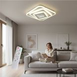 Plafoniera LED 96W cu Telecomanda, 6100lm, CCT (3000K-6500K), Ø40cm