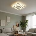 Plafoniera LED 96W cu Telecomanda, 6100lm, CCT (3000K-6500K), Ø40cm