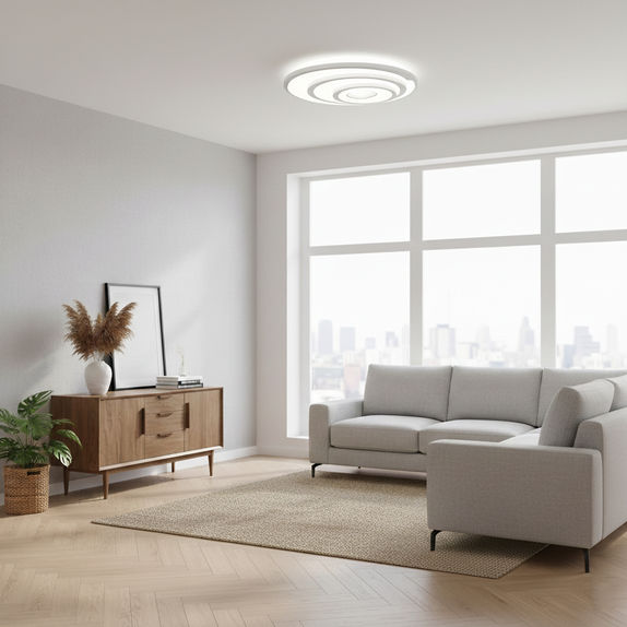 Plafoniera Led cu telecomanda 75W 5000lm 3000k/4000k/6500k