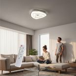 Plafoniera Led cu telecomanda 78W 5000lm 3000k/4000k/6500k 400x55mm