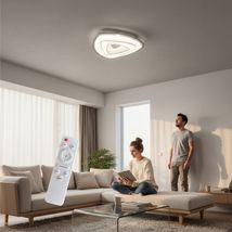 Plafoniera Led cu telecomanda 78W 5000lm 3000k/4000k/6500k 400x55mm