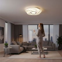 Plafoniera LED Master 125W cu Telecomanda, 8550lm, High-Power, Dimabila