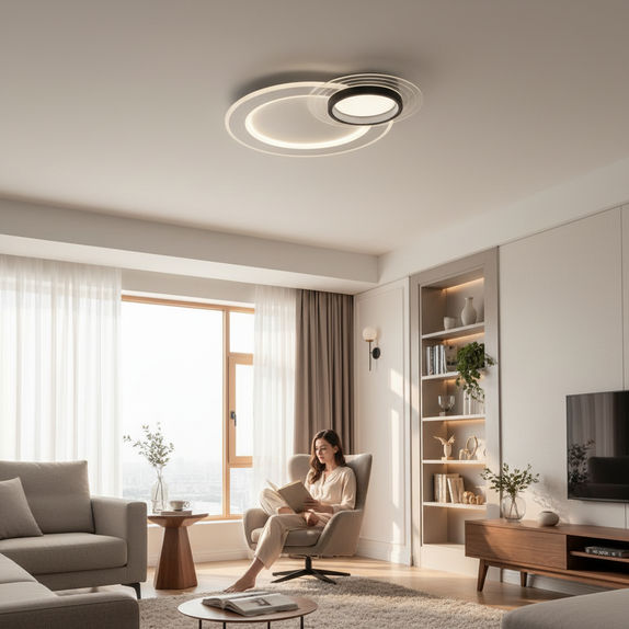 Plafoniera led 3 culori 72W 500x400x70mm