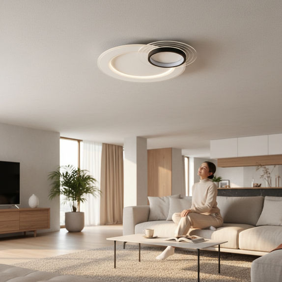 Plafoniera led 3 culori 72W 500x400x70mm