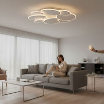 Plafoniera led 3 culori cu telecomanda 77W 500x60