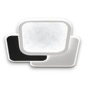 Plafoniera led 3 culori cu telecomanda 88W 500x490x50