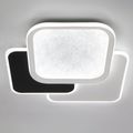 Plafoniera led 3 culori cu telecomanda 88W 500x490x50
