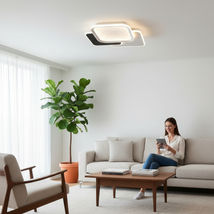 Plafoniera led 3 culori cu telecomanda 88W 500x490x50