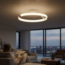 Plafoniera led 3 culori cu telecomanda 74W 500x170mm