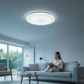 Plafoniera LED Circulara 35W, Diametru 37cm, Lumina Rece pentru Spatii Mari